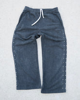 Plus Size Men's Daily Casual Versatile 3d Nail Blue Sweater Pants